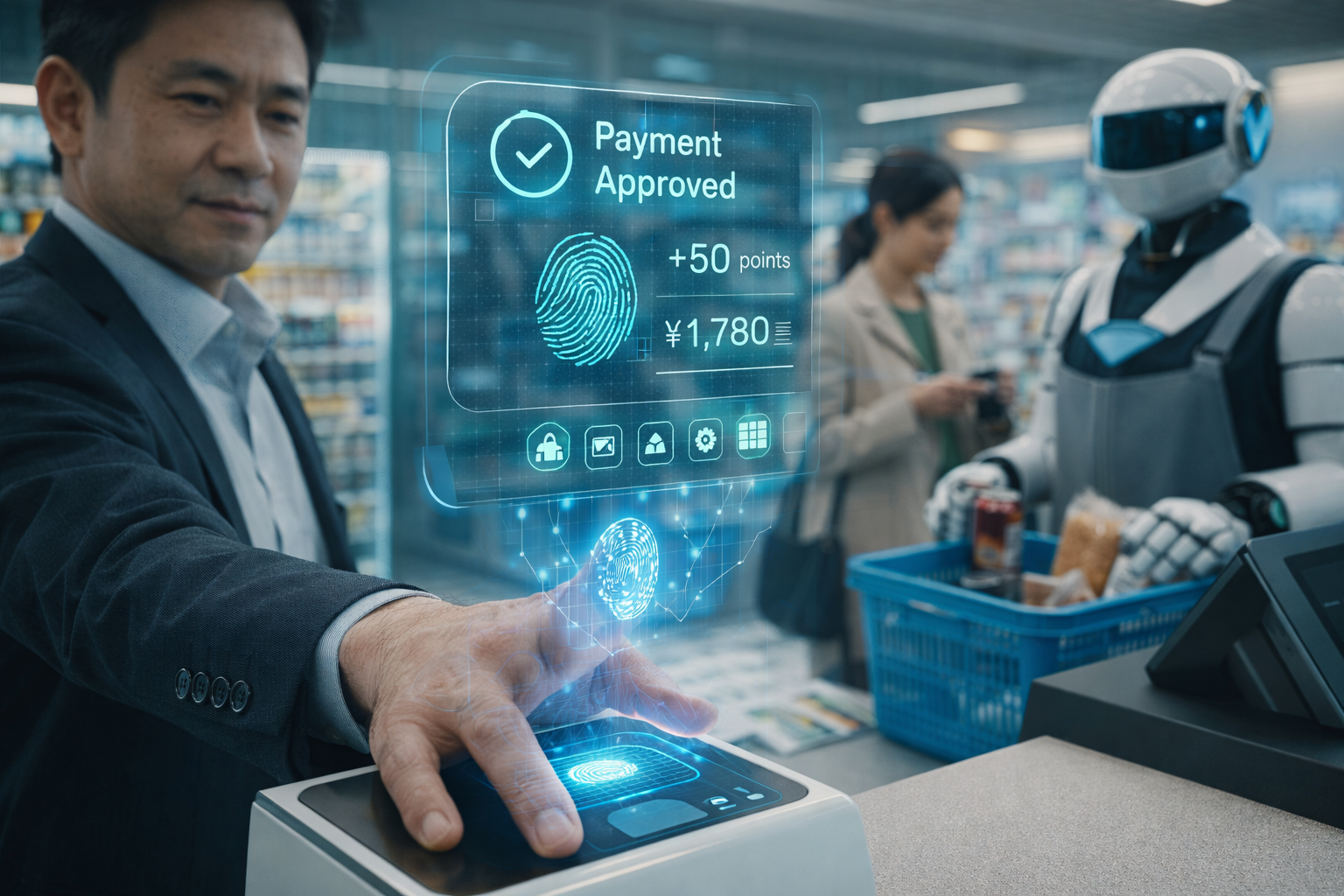 生体認証で「財布の概念」消滅宣言