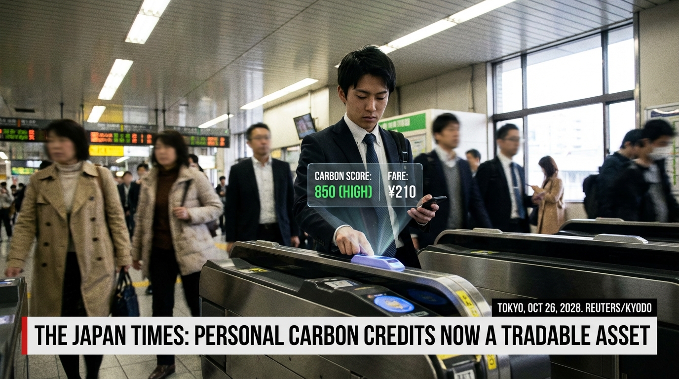 個人炭素クレジット——あなたの「生活スコア」が資産になる日
