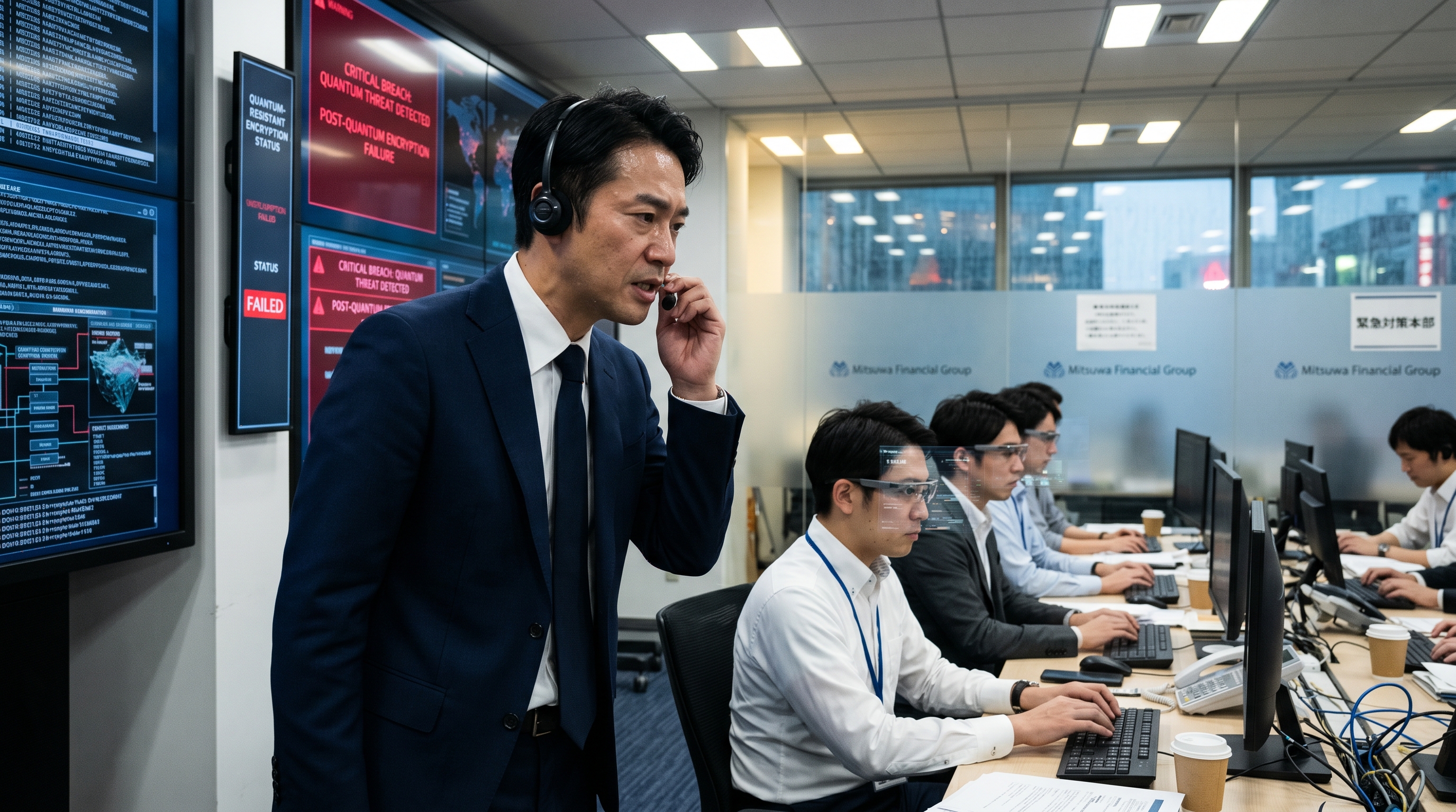 量子解読、銀行を揺るがす——2034年の金融攻防戦