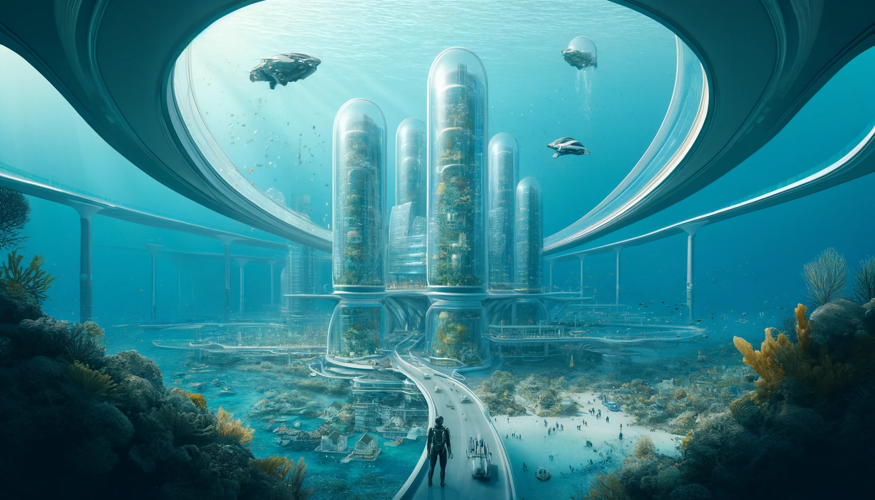 海底都市、全面公開で新住民を募集